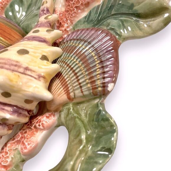 Vinrage Fitz and Floyd Oceana Shell Dish - Picture 2 of 5